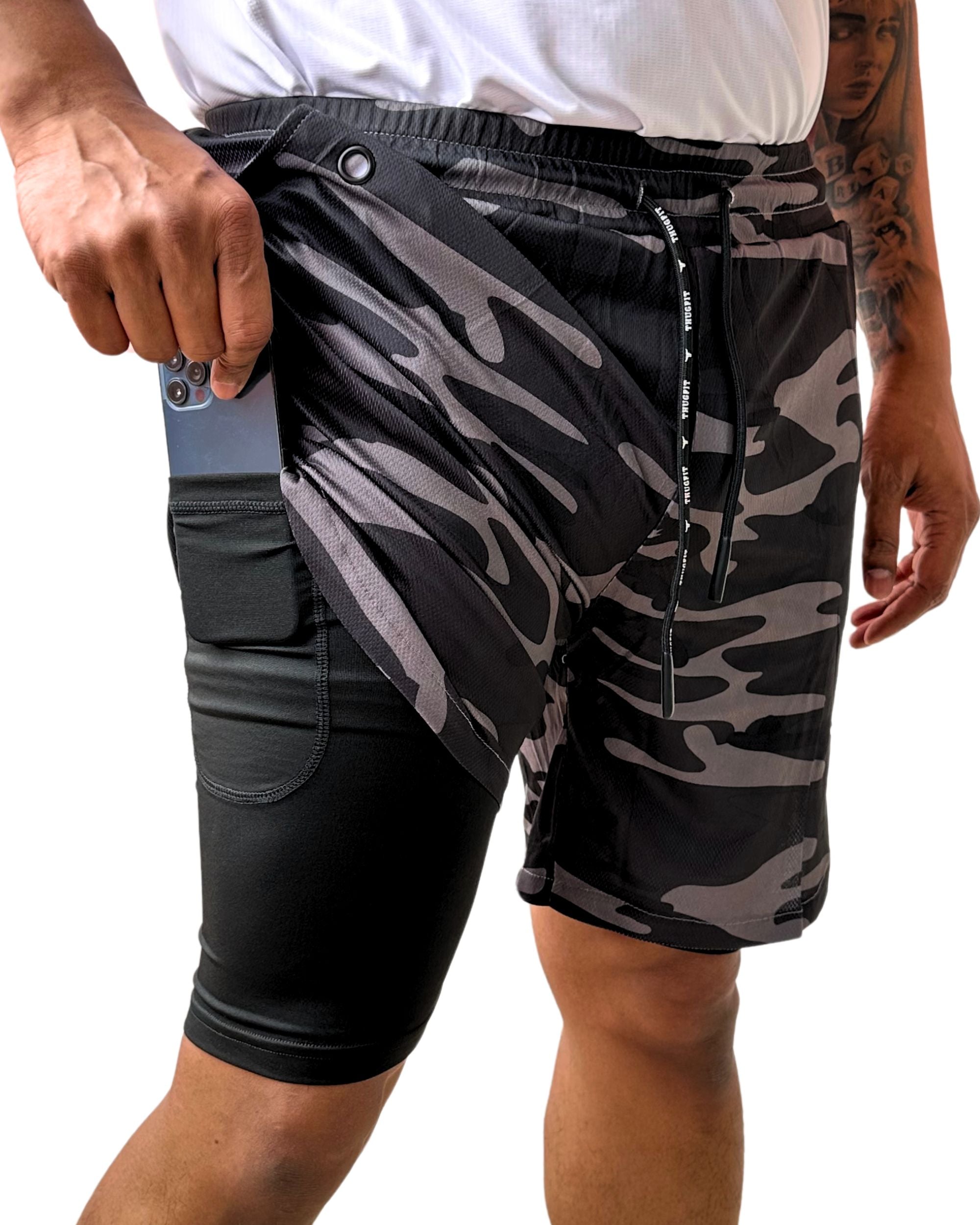 SprintHint 2 in 1 Shorts 9" Inseam - THUGFIT