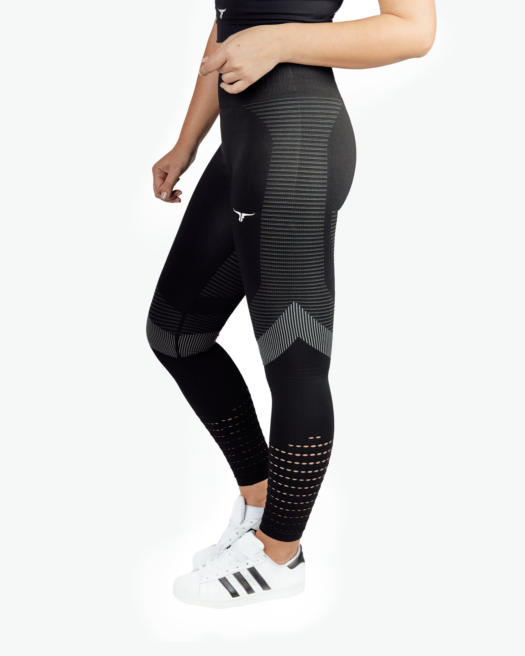 AeroFit High-intensity Long Line Sports Bra & SpinFit High Waist Hollow Workout Legging Combo - THUGFIT