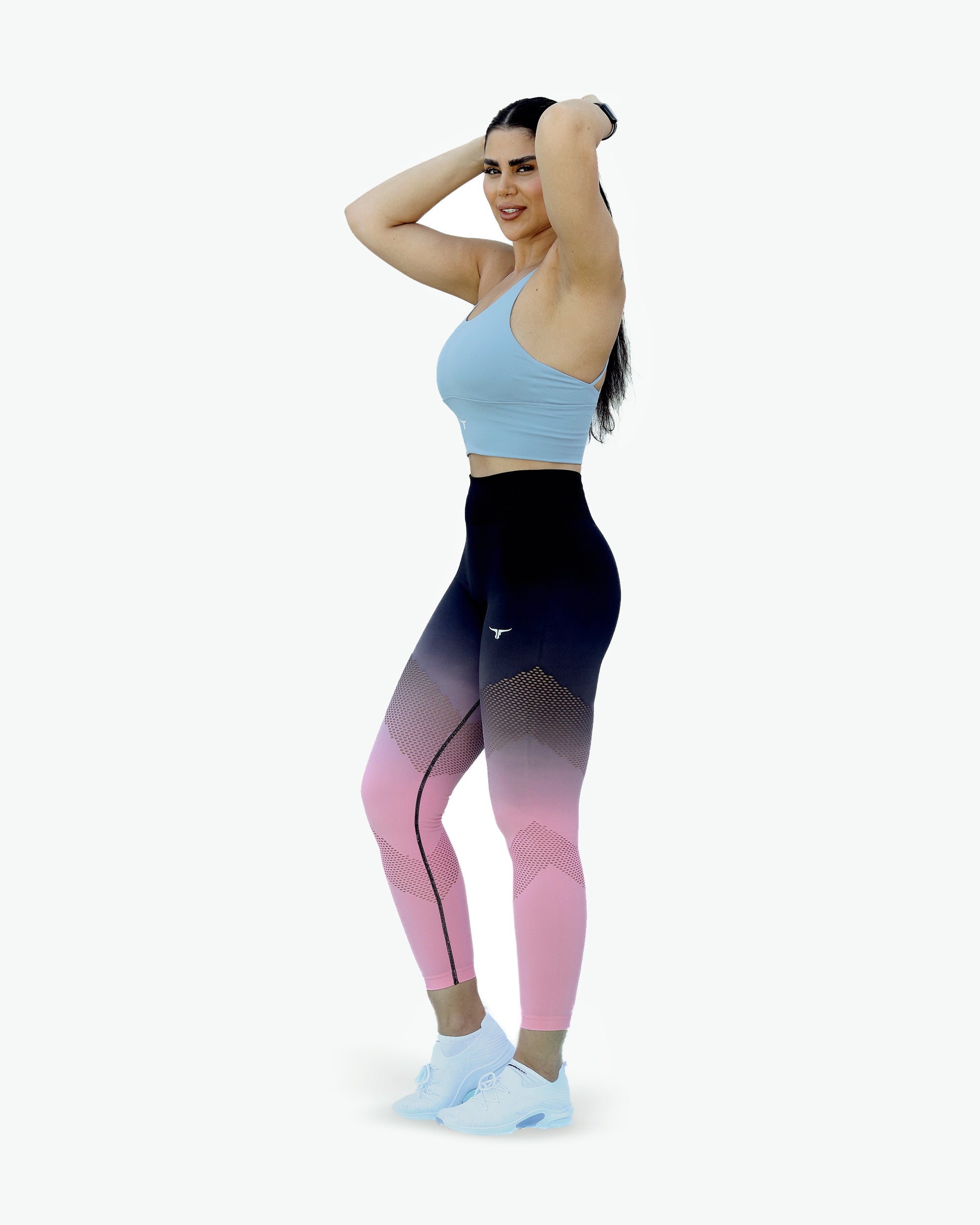 OmbreFlex Hollow Out Gradient Leggings - THUGFIT