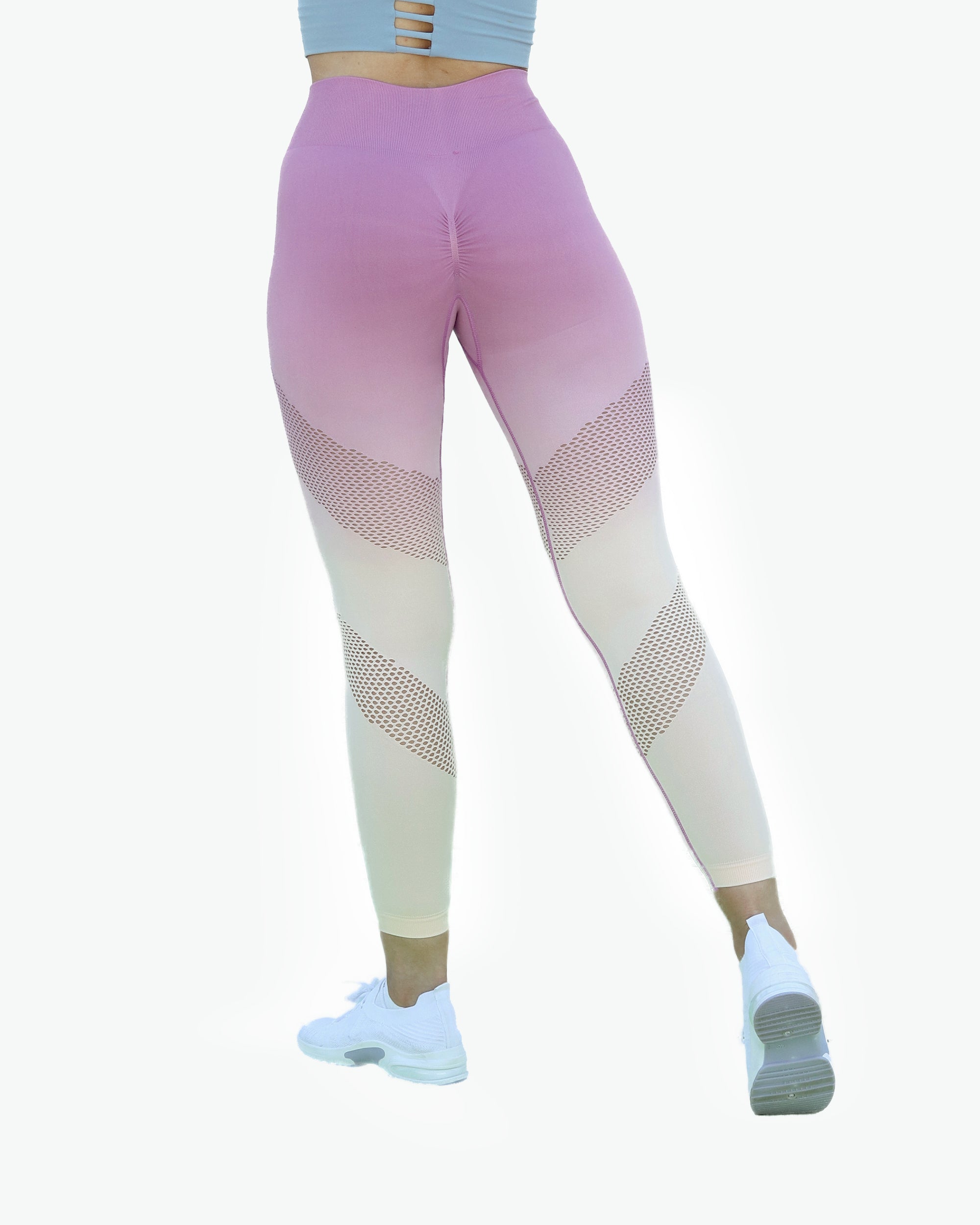 OmbreFlex Hollow Out Gradient Leggings - THUGFIT