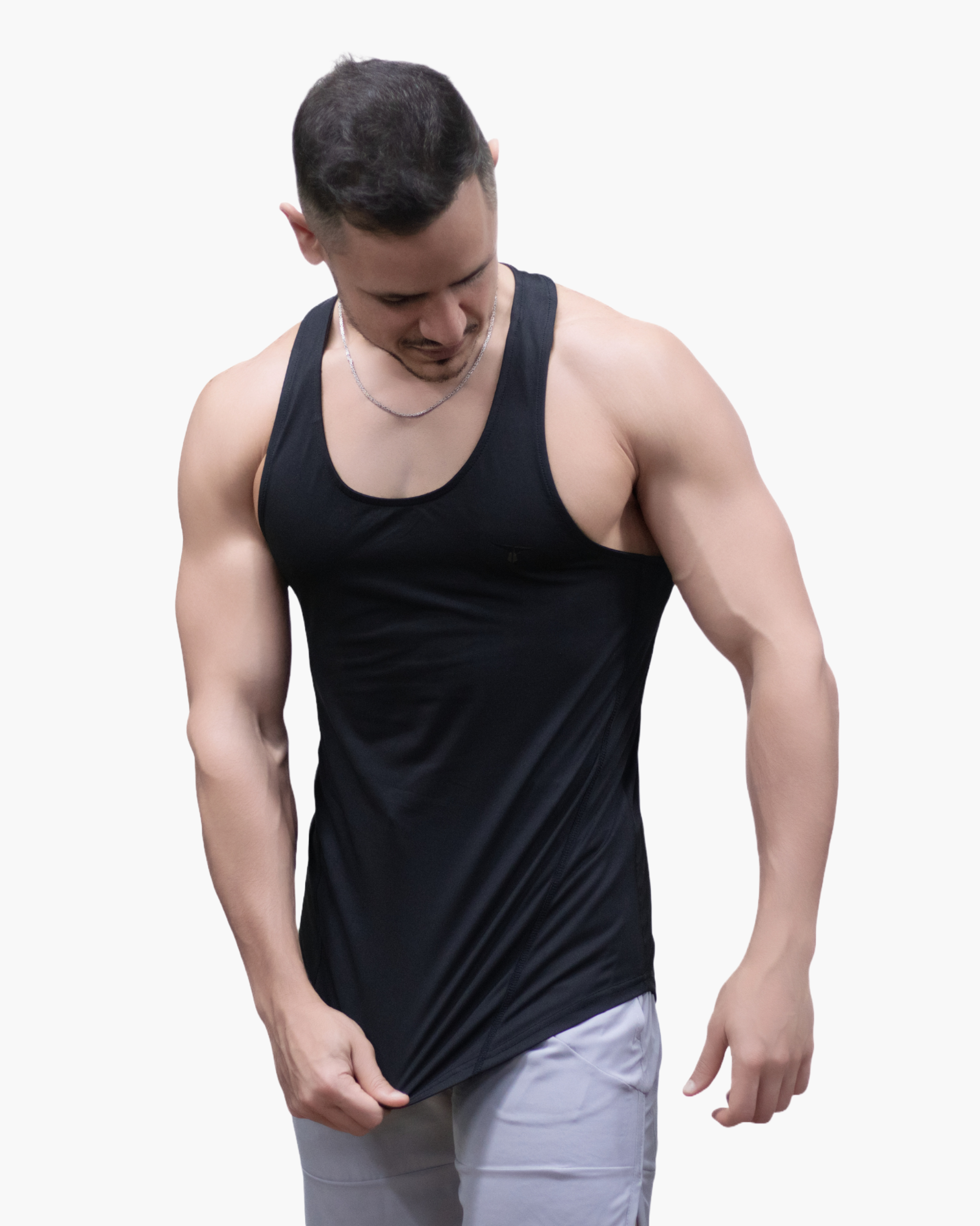 MuscleHustle Slim Fit Tank Top - THUGFIT