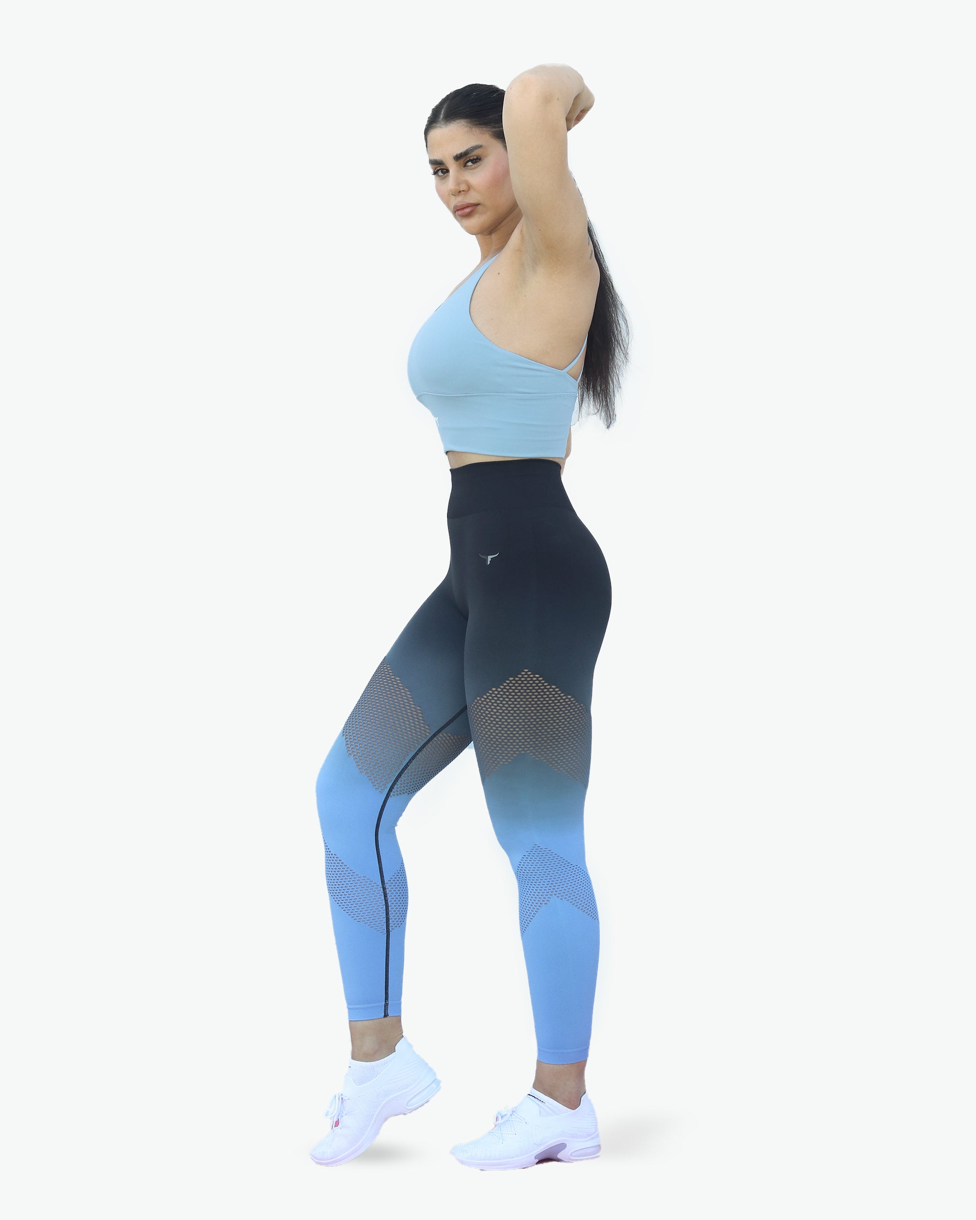 OmbreFlex Hollow Out Gradient Leggings - THUGFIT