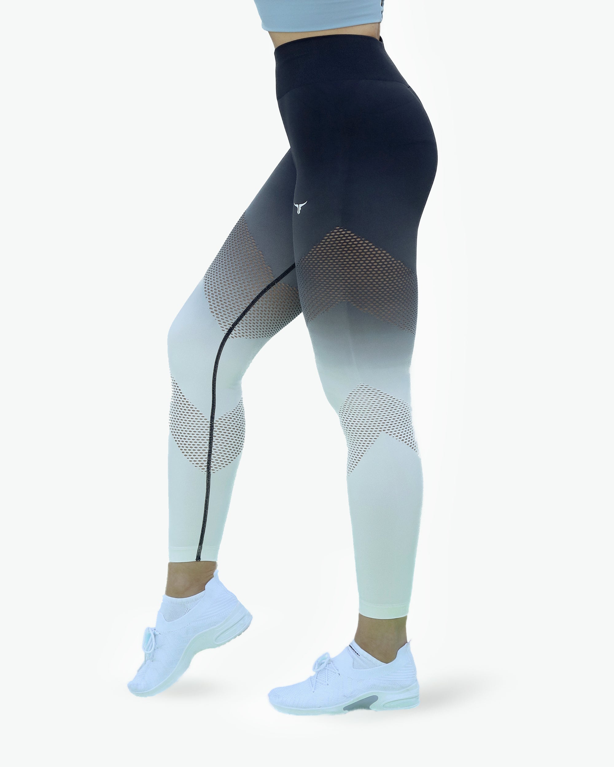 OmbreFlex Hollow Out Gradient Leggings - THUGFIT
