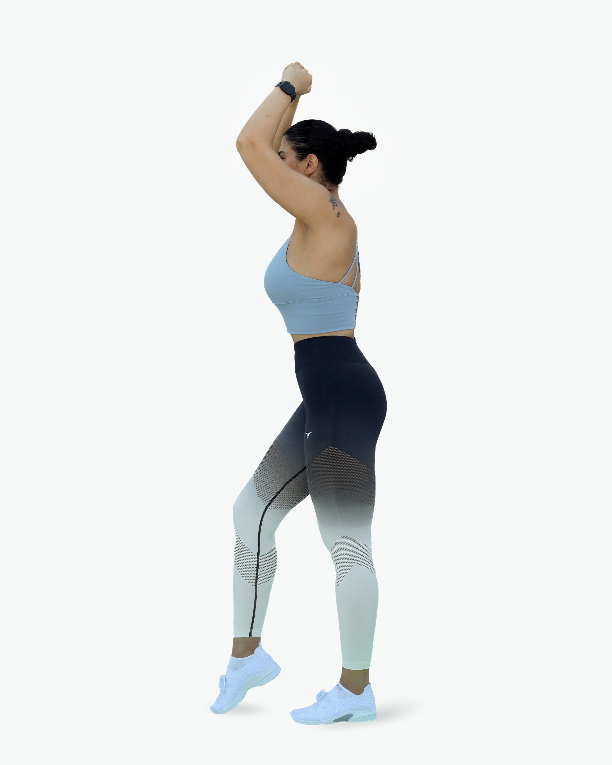 OmbreFlex Hollow Out Gradient Leggings - THUGFIT