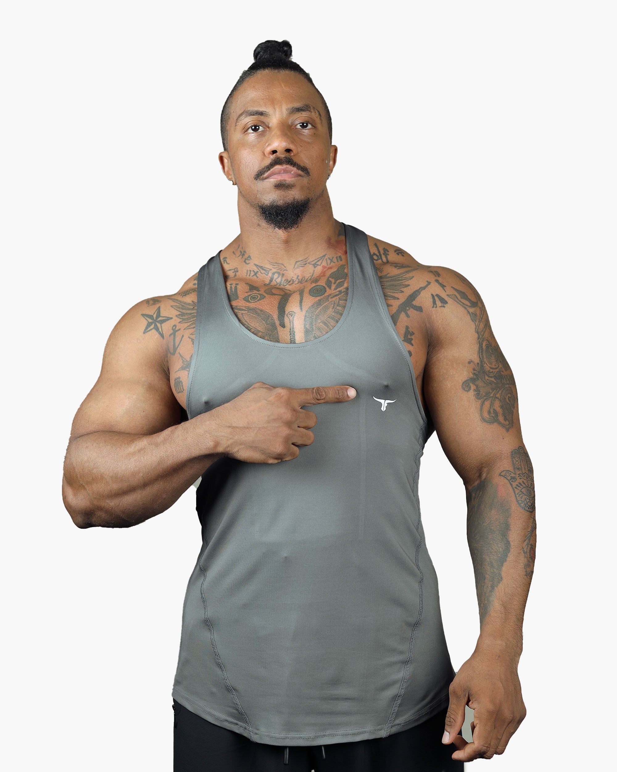 MuscleHustle  Slim Fit Tank Top - THUGFIT
