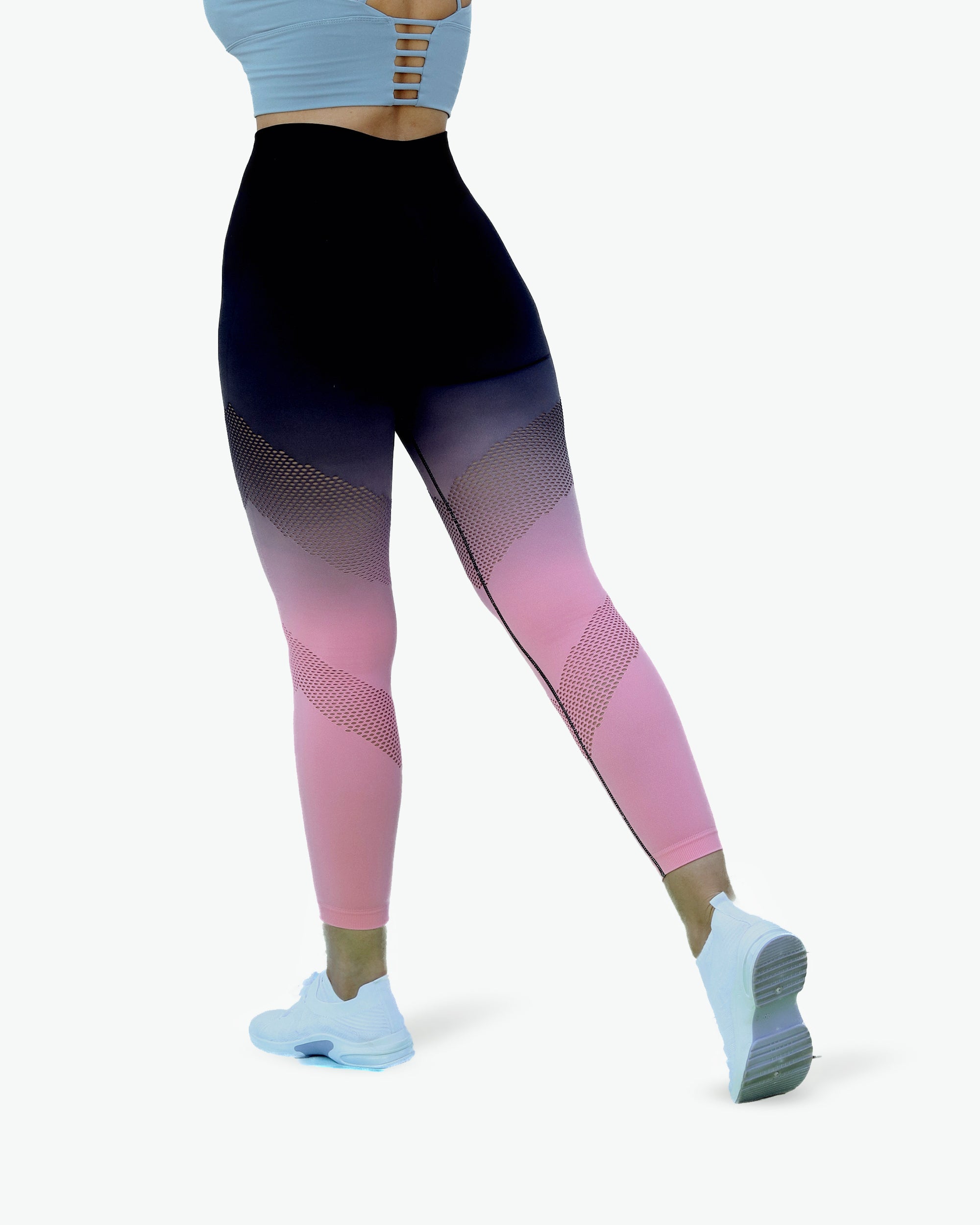 OmbreFlex Hollow Out Gradient Leggings - THUGFIT